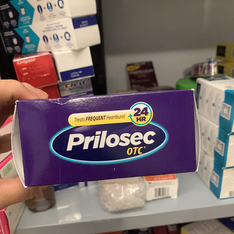 Viên uống hỗ trợ cắt cơn đau dạ dày Prilosec Frequent Heartburn và Giảm Axit 42 viên - Giải pháp cho ợ nóng và khó chịu