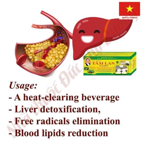 Trà Tâm Lan 30 túi lọc - Thảo mộc giải nhiệt, thanh độc, hỗ trợ sức khỏe - Hương vị tự nhiên, giá tốt