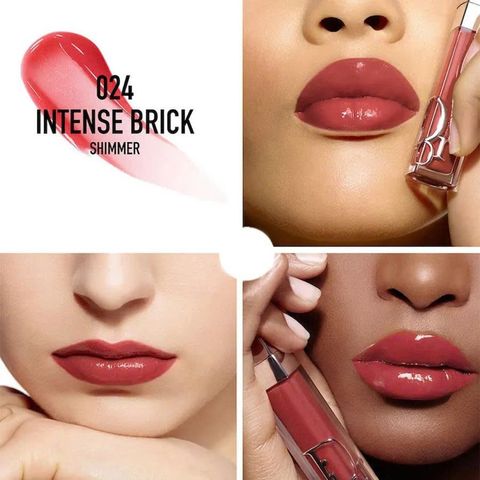 Son Dưỡng Dior Addict Lip Maximizer 024 - Son Môi Đỏ Gạch Dưỡng Ẩm, Tăng Cường Độ Căng Mọng, Đẳng Cấp Thương Hiệu Dior