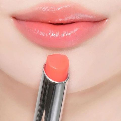 Son dưỡng Dior Addict Lip Glow 061 Poppy Coral - Son Dưỡng Môi Tươi Mát, Tháng Ấm Mùa Hè 3.2g Chính Hãng
