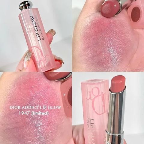 Son Dưỡng Môi Dior Addict Lip Glow 1947 Mis Dior Chính Hãng - Màu Hồng Dâu Tự Nhiên, Dưỡng Ẩm Mịn Màng, Sang Trọng, Phù Hợp Mọi Phong Cách