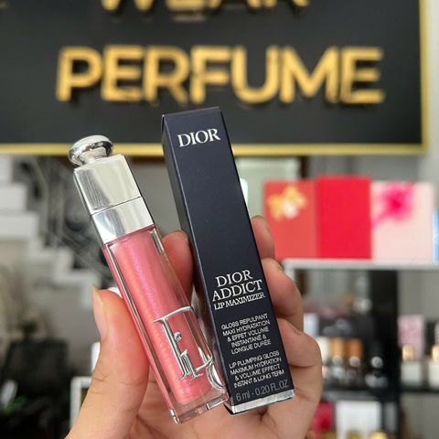 Son Dưỡng Môi Dior Addict Lip Maximizer 010 Holo Pink - Màu Hồng San Hô 6ml Chính Hãng, Tăng Cường Độ Ẩm và Độ Bóng Môi