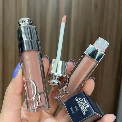 Son Dưỡng Môi Dior Addict Lip Maximizer 013 Beige - Màu 013 Hồng Nude, 6ml Chính Hãng, Cung Cấp Độ Ẩm Mềm Mại, Đối Tượng: Tất Cả Nữ Giới