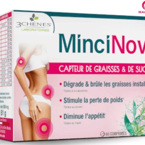 Viên Uống Đốt Mỡ Thừa Minci Nov 60 Viên - Giảm Cân Tự Nhiên, Hỗ Trợ Sức Khỏe, Tăng Cường Năng Lượng
