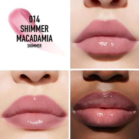 Son Dưỡng Môi Dior Addict Lip Maximizer 014 Hồng Cam Shimmer Macadamia 6ml - Môi Căng Mọng, Dưỡng Ẩm, Chính Hãng
