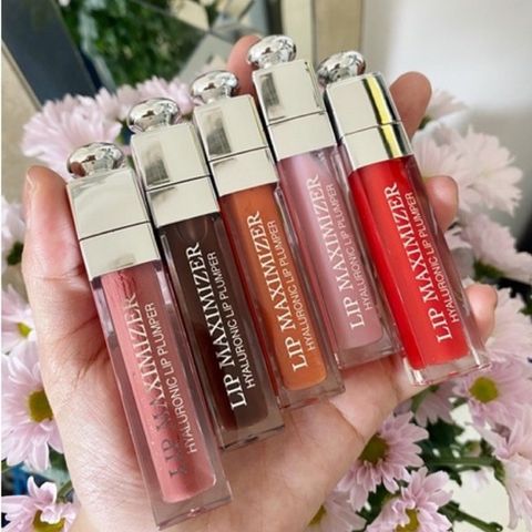 Son Dưỡng Môi Dior Addict Lip Maximizer 020 Mahogany - Son Môi Đỏ Nâu Chính Hãng 6ml - Độ Ẩm Và Quyến Rũ Từ Dior