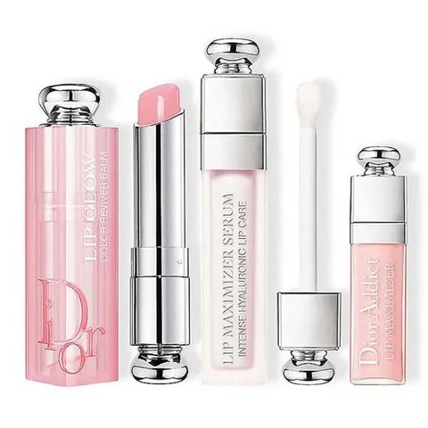 Set Son Dưỡng Dior Addict Natural Glow 3 Món Chính Hãng - Bộ Sản Phẩm Chăm Sóc Môi Sang Trọng, Độ Ẩm Tối Ưu, Màu Tự Nhiên