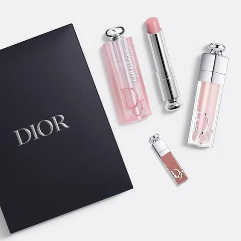 Set Son Dưỡng Dior Addict Natural Glow Fullbox 3 Món Chính Hãng - Quà Tặng Sang Trọng dành cho Ngày Lễ Tình Nhân và 8/3
