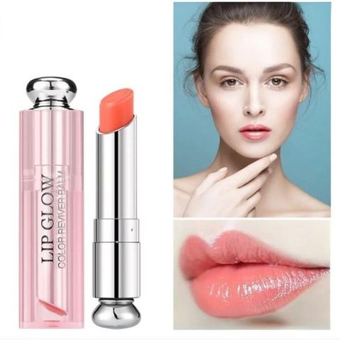 Son Dưỡng Dior Addict Lip Glow Balm 004 Coral - Màu Cam San Hô Tươi Tắn 3.2g - Đem đến Độ Ẩm Mềm Mại và Sức Sống cho Đôi Môi