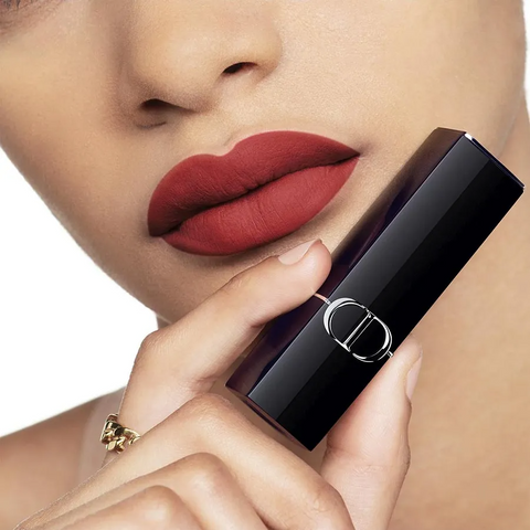 Son Dior Rouge Velvet Nắp Hít 2025 - Màu Hồng Gỗ Chính Hãng, Chất Velvet Mịn, Son Dưỡng Ẩm, Độ Bám Màu Tốt, Thời Trang Quyến Rũ