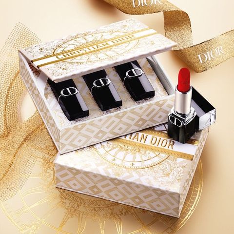 Bộ 3 Son Mini Dior Mini Rouge Lipstick - Hồng Đất 720, Nâu Đất 200, Đỏ Thuần 999 - Son Đánh Môi Chính Hãng, Đảm Bảo Quyến Rũ