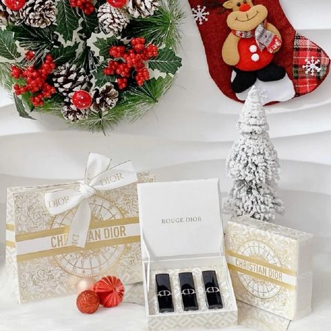 Bộ 3 Son Mini Dior Rouge Lipstick - Màu 720 Hồng Đất, 200 Nâu Đất, 999 Đỏ Thuần - Chính Hãng, Sang Trọng, Dễ Dùng, Quà Tặng Tuyệt Vời