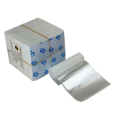 Bạc Nhật Vỡ Trang Trí - Set Dát Bạc Kích Thước 9x9cm, Độ Bóng Cao, Dễ Thi Công Cho Tất Cả Chất Liệu