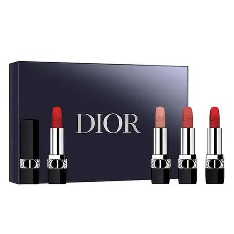 Set Son Mini Dior Rouge Dior 4 Màu Chính Hãng - Bộ Son Môi Sang Trọng, Chất Son Mịn, Phù Hợp Mọi Dịp