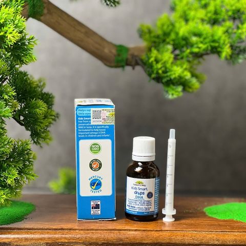 Nature's Way Kids Smart Drops DHA 20ml - Bổ sung DHA và EPA cho não bộ, mắt, hệ thần kinh, hàng nhập khẩu Úc chính ngạch