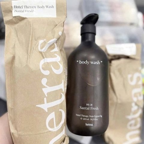 Sữa tắm Hetras Body Wash No.20 Santal Fresh - Dưỡng ẩm, hương santal quyến rũ cho làn da mềm mượt, thư giãn mỗi ngày