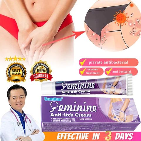 Kem Bôi Ngứa Vùng Kín SUMIFUN - Giảm Ngứa, Hỗ Trợ Điều Trị Nấm, Mụn Sinh Dục, Sùi Mào Gà - Dành Cho Da Nhạy Cảm 20g