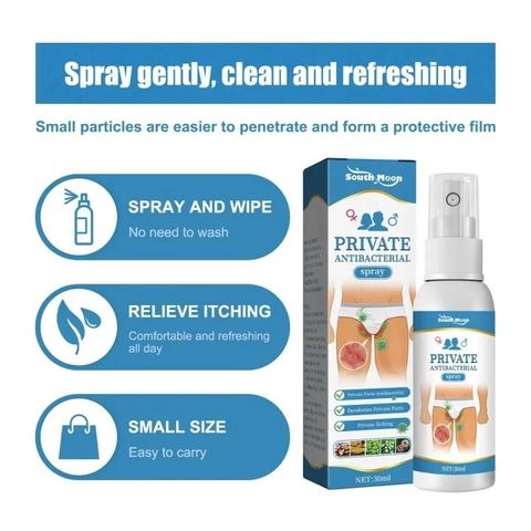 Chai Xịt Thay Thế Viên Đặt Phụ Khoa 30ml - Xịt Giảm Ngứa, Khử Mùi, Kháng Khuẩn Vùng Kín Nam, Sản Phẩm Chăm Sóc Vùng Kín Hiệu Quả