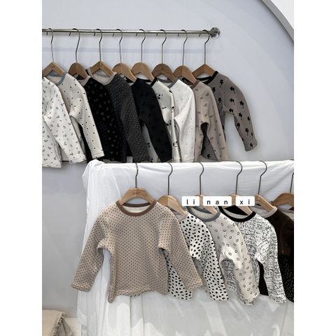 Bộ Đồ Ngủ Dài Tay Lót Nhung Siêu Ấm Hàn Quốc Cho Bé Trai/Gái - Hoạ Tiết Sang Trọng Thời Trang Thu Đông 2024