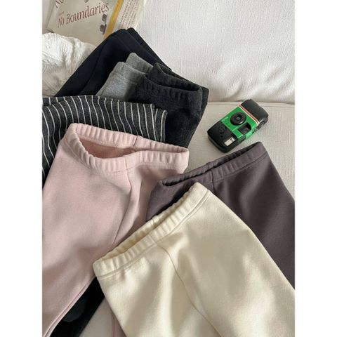 Quần Legging Nỉ Lót Lông Cừu Cho Bé Gái 1-8 Tuổi - Mềm Mại, Co Giãn, Phong Cách Hàn Quốc Mùa Thu Đông