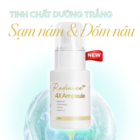 Tinh chất Dưỡng Sáng Mờ Thâm Nám Đốm Nâu GUO Radiance 4X Ampoule - Serum Dưỡng Da Làm Sáng, Giảm Thâm Sạm 30ml