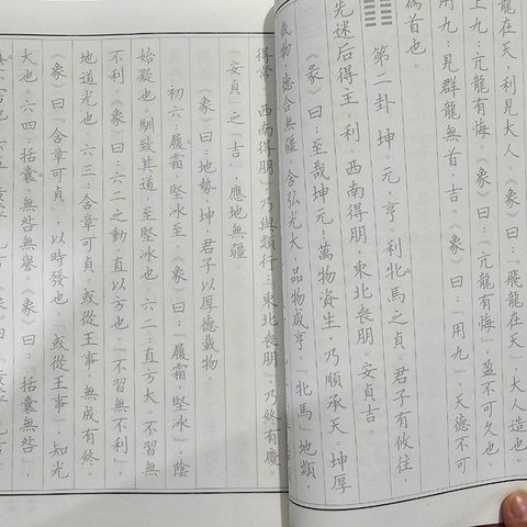 Vở Chép Chu Dịch Chữ Hán In Mờ - Học Tiếng Trung Qua Luyện Tập Kinh Điển - Sách Luyện Viết Hán Tự 21x28.5cm