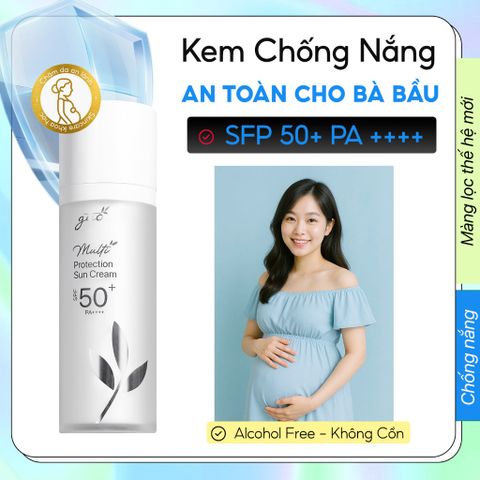 Kem Chống Nắng Đa Tầng Cho Mẹ Bầu GUO SPF 50+ PA++++ - Dịu Nhẹ, Chống Ánh Sáng Xanh, Dưỡng Ẩm, 30gr