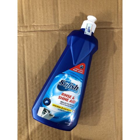 Nước Làm Bóng SOFISH 500ML Chính Hãng - Tăng Cường Bảo Vệ Bát Đĩa, Dùng Cho Máy Rửa Chén Tối Ưu Hóa Sấy Khô