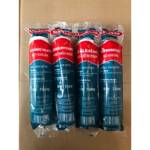 Combo 4 Lõi Lọc Nước Khoáng SUNHOUSE 5678 - Hàng Chính Hãng, Cung Cấp Khoáng Chất Thiết Yếu Cho Sức Khỏe