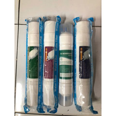 Bộ 4 Lõi Lọc RO Hàn Quốc - Lõi Thay Thế Máy Lọc Nước Nóng Lạnh - Giúp Loại Bỏ Tạp Chất và Vi Khuẩn An Toàn cho Sức Khỏe