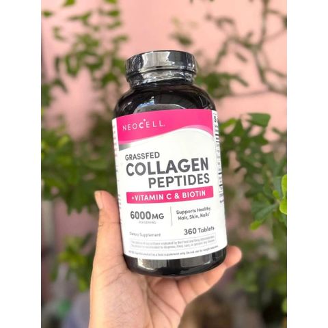 Grassfed Collagen peptides Vitamin C hãng Neocell của Mỹ
