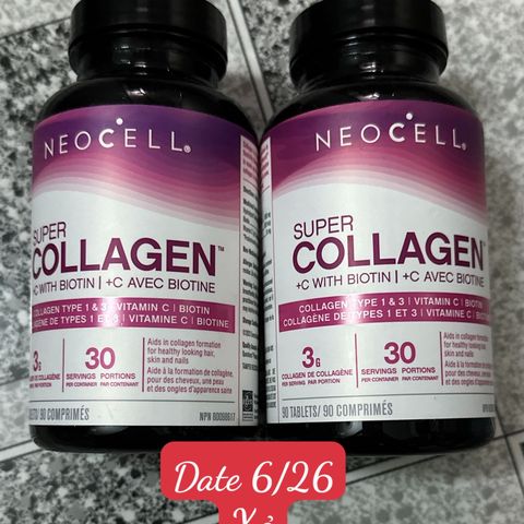 Grassfed Collagen peptides Vitamin C hãng Neocell của Mỹ