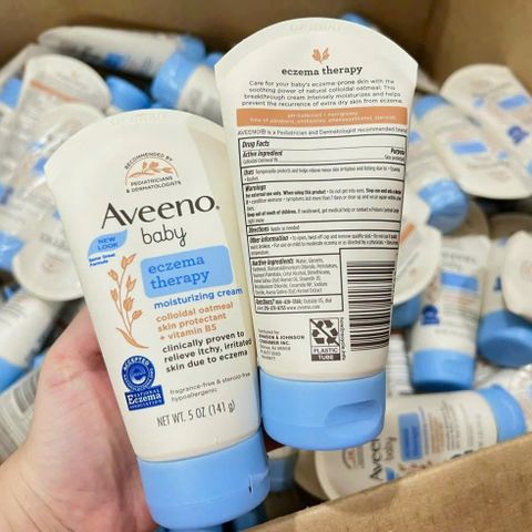 Kem Chàm Aveeno Baby 141gr - Sản Phẩm Chăm Sóc Da Nhạy Cảm Cho Trẻ Em Từ Mỹ, Giúp Làm Mềm Mịn Da, An Toàn Và Dễ Sử Dụng