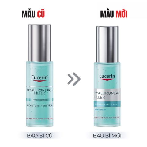 Tinh Chất Eucerin Hyaluron Filler - Serum Cấp Ẩm 30ml Giúp Làm Căng Bóng Da, Tái Tạo, Giảm Nếp Nhăn, Cho Da Mịn Màng Rạng Rỡ