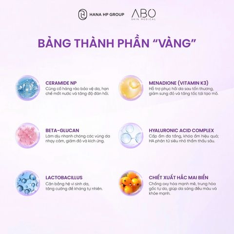 Mặt Nạ ABO Phục Hồi Chuyên Sâu Đa Tầng - Bộ 10 Miếng Cung Cấp Độ Ẩm Ngày, Phục Hồi Da Hư Tổn Hàn Quốc
