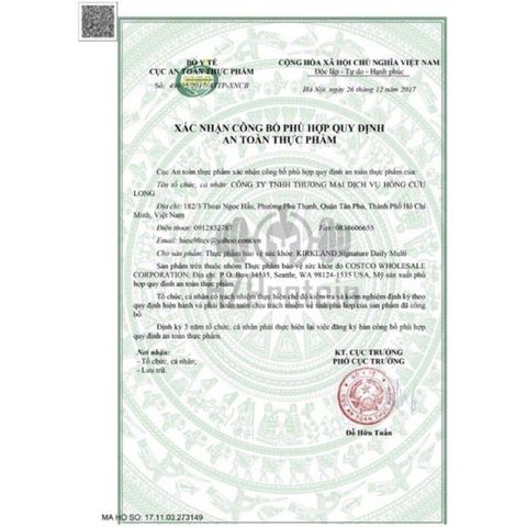 [Date 2026] Kẹo dẻo bổ sung vitamin tổng hợp cho bé Kirkland Children's Multivitamin 160 viên