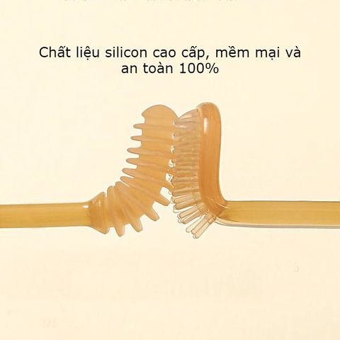 Set Rơ Lưỡi Bàn Chải Silicon Cho Bé 0-18 Tháng - An Toàn, Tiện Lợi, Hỗ Trợ Vệ Sinh Răng Miệng, Kèm Cốc Đựng