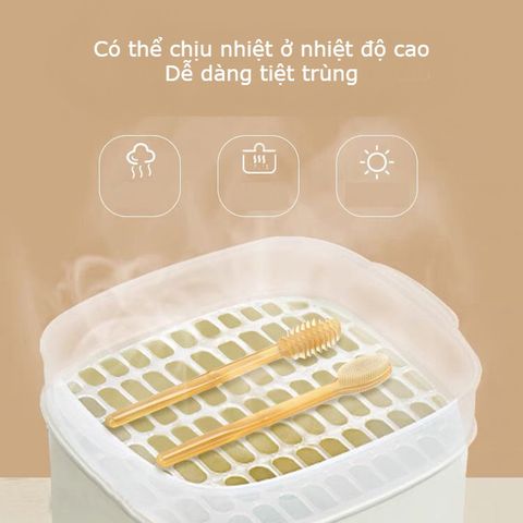 Set Rơ Lưỡi Bàn Chải Silicon Cho Bé 0-18 Tháng - An Toàn, Tiện Lợi, Hỗ Trợ Vệ Sinh Răng Miệng, Kèm Cốc Đựng