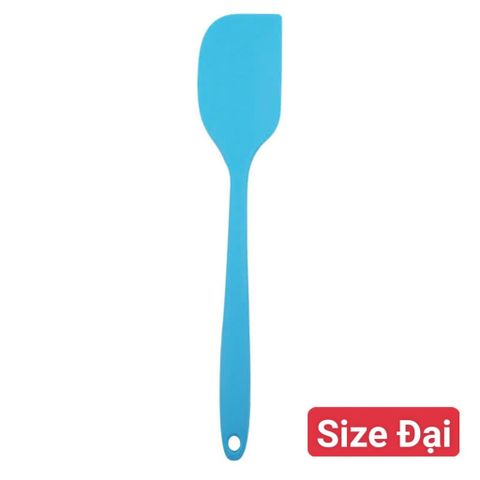 Phới Dẹt Silicon Đầu Vát - Cây Vét Bột Trộn Bột, Trét Kem Làm Bánh, An Toàn Khi Chiên Xào, Chất Liệu Chịu Nhiệt, Màu Sắc Ngẫu Nhiên