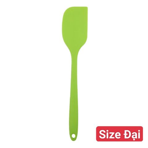Phới Dẹt Silicon Đầu Vát - Cây Vét Bột Trộn Bột, Trét Kem Làm Bánh, An Toàn Khi Chiên Xào, Chất Liệu Chịu Nhiệt, Màu Sắc Ngẫu Nhiên