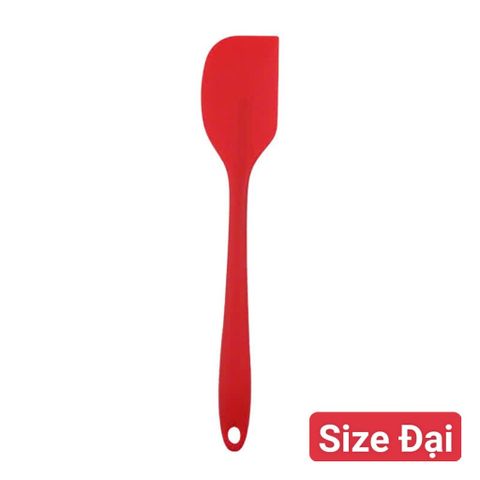 Phới Dẹt Silicon Đầu Vát - Cây Vét Bột Trộn Bột, Trét Kem Làm Bánh, An Toàn Khi Chiên Xào, Chất Liệu Chịu Nhiệt, Màu Sắc Ngẫu Nhiên
