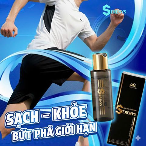 Combo 2 Dung Dịch Vệ Sinh Nam Serenys 100ml - Chăm Sóc Sức Khỏe Vùng Kín Hằng Ngày, Sạch Sẽ Thoáng Mát, Tiện Lợi Cho Nam Giới