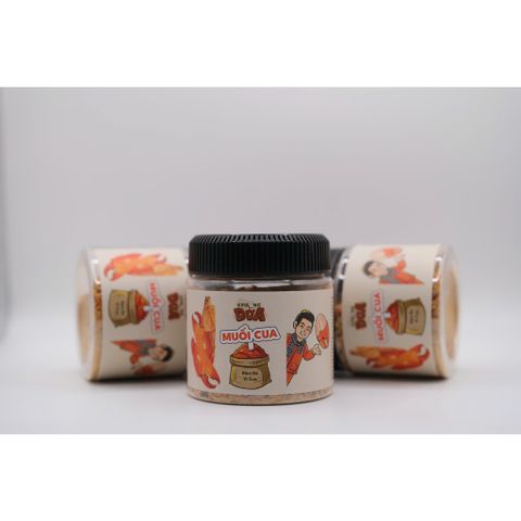 Muối Cua Khương Dừa 120G - Vị Cua Nguyên Chất, Cay Mặn Ngọt Hài Hòa, Phù Hợp Để Chấm, Trộn, Ướp Món Ăn