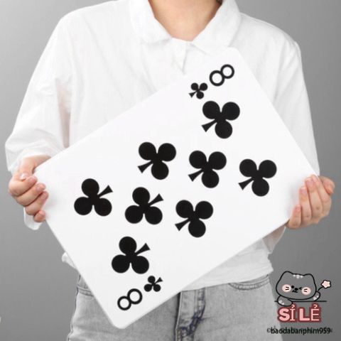 Bộ Bài Tây Poker Khổng Lồ A4 - Chất Liệu Bìa Cứng Sang Trọng, Trải Nghiệm Chơi Bài Thú Vị Cho Trẻ Em và Người Lớn