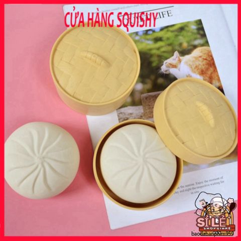 Bánh Bao Squishy Gudetama - Đồ Chơi Giải Tỏa Stress Nhẹ Nhàng, Móc Khóa Dễ Thương, Quà Tặng Ý Nghĩa Cho Trẻ Em