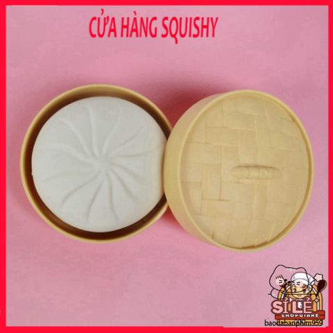 Bánh Bao Squishy Gudetama - Đồ Chơi Giải Tỏa Stress Nhẹ Nhàng, Móc Khóa Dễ Thương, Quà Tặng Ý Nghĩa Cho Trẻ Em
