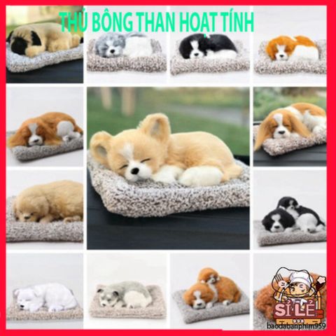 Thú Bông Chó Than Hoạt Tính - Lọc Không Khí Cho Ô Tô, Trang Trí Dễ Thương, Quà Tặng Tuyệt Vời Cho Gia Đình và Trẻ Em