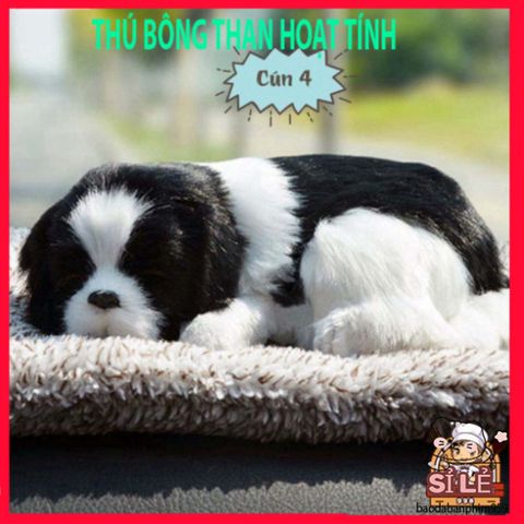 Thú Bông Chó Than Hoạt Tính - Lọc Không Khí Cho Ô Tô, Trang Trí Dễ Thương, Quà Tặng Tuyệt Vời Cho Gia Đình và Trẻ Em