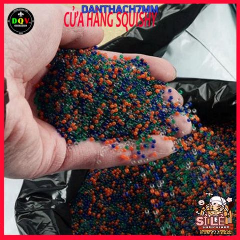 Bịch 250gr Hạt Nở Ngâm Nước Trang Trí Nhà Cửa và Bể Cá - Đàn Hồi Cao Slime Squishy 7-8 MM Thú Vị Cho Trẻ Em