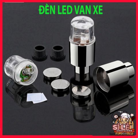 Nắp van lốp xe đạp LED phát sáng đa sắc - Phụ kiện trang trí bánh xe nổi bật cho xe đạp, xe máy, xe hơi